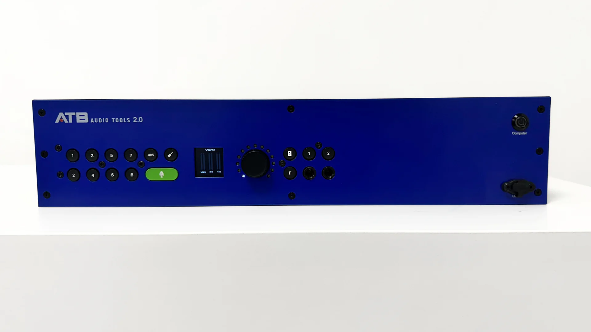 Panel frontal del ATB Audio Tools 2.0