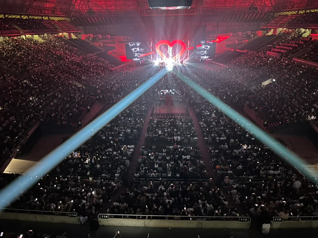 Palau Sant Jordi durante Corazón y Flecha de Manuel Carrasco